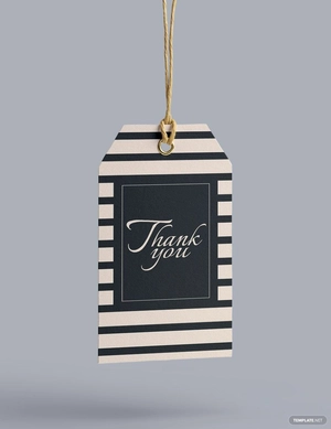 Thank You Hang Tag Template