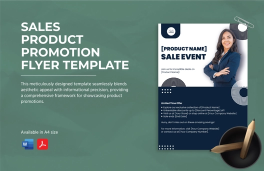 Sales Product Promotion Flyer Template