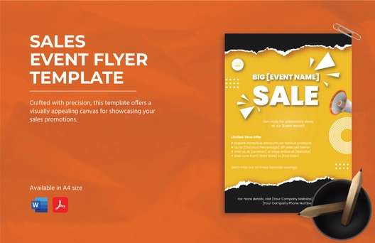 Sales Event Flyer Template