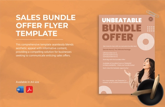 Sales Bundle Offer Flyer Template