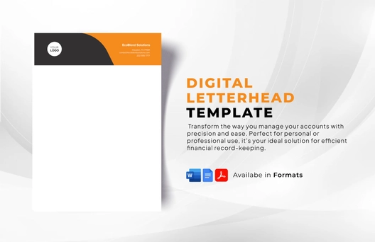 Digital Letterhead Template