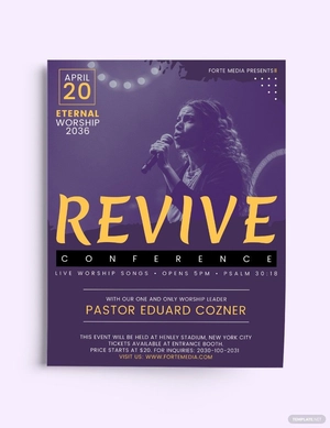 Revive Conference Church Flyer Template