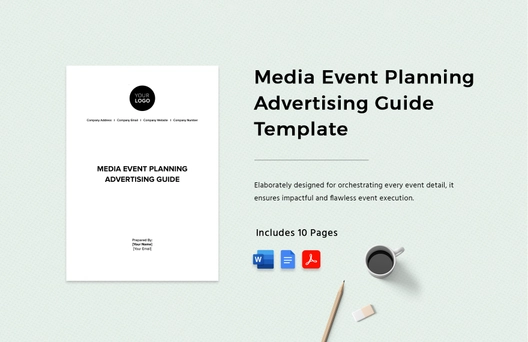 Media Event Planning Advertising Guide Template