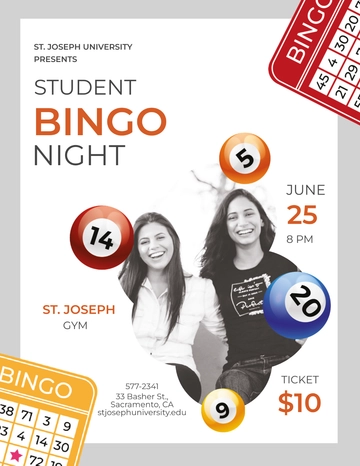 Free School Bingo Night Flyer Template to Edit Online Free School Bingo Night Flyer Template to Edit Online