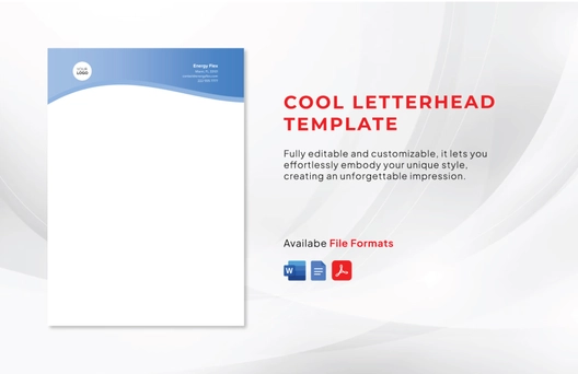 Cool Letterhead Template