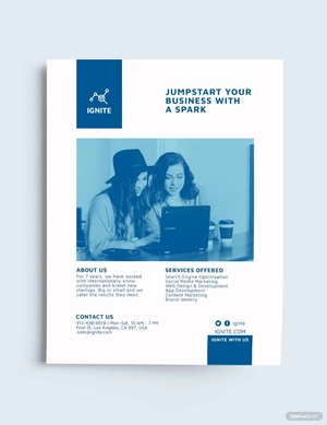 SEO Agency Flyer Template
