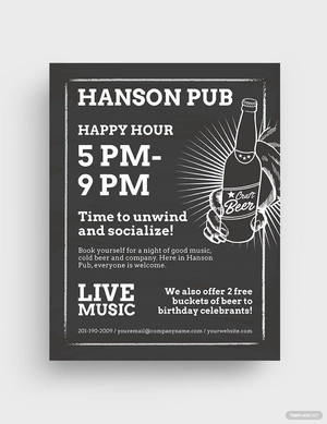 Chalk Western Flyer Template