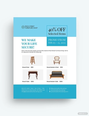 Furniture Sale Flyer Template