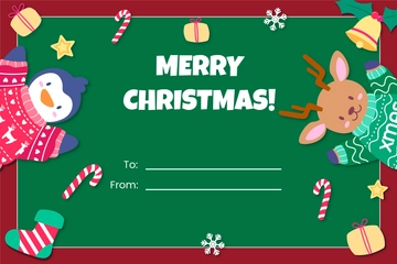 Free Christmas Box Label Template to Edit Online Free Christmas Box Label Template to Edit Online
