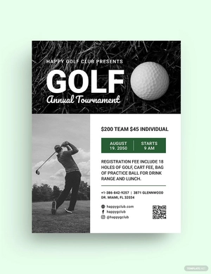 Golf League Flyer Template