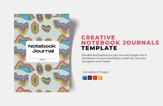 Creative Notebook Journals Template