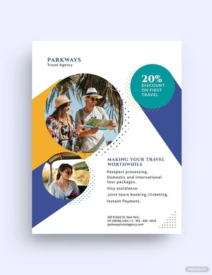 Holiday Travel Flyer Template