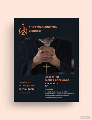 Hope Sermon Church Flyer Template