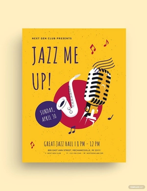 Jazz Event Flyer Template Jazz Event Flyer Template