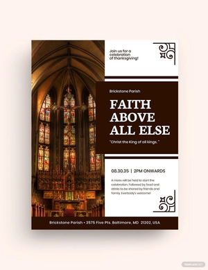 Jesus City Church Flyer Template
