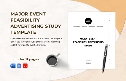 Major Event Feasibility Advertising Study Template