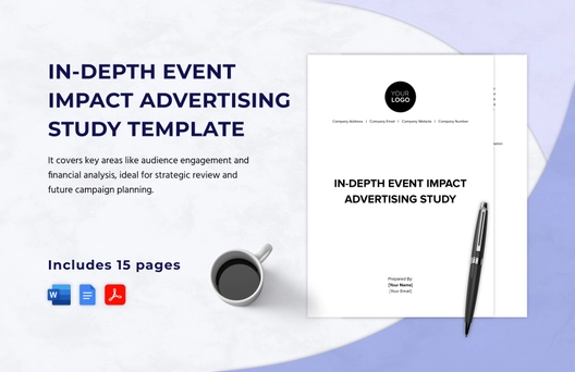 In-Depth Event Impact Advertising Study Template