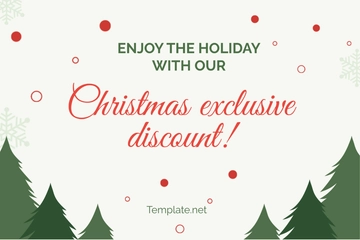 Free Christmas Discount Label Template to Edit Online Free Christmas Discount Label Template to Edit Online