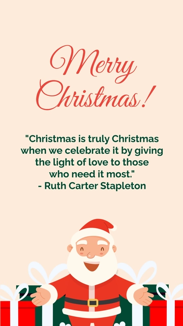 Free Cute Christmas Eve Quote Template to Edit Online