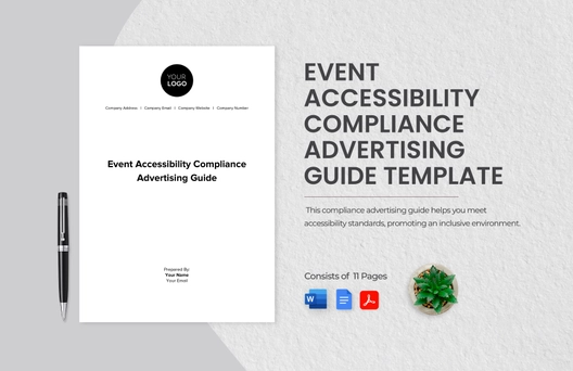 Event Accessibility Compliance Advertising Guide Template Event Accessibility Compliance Advertising Guide Template
