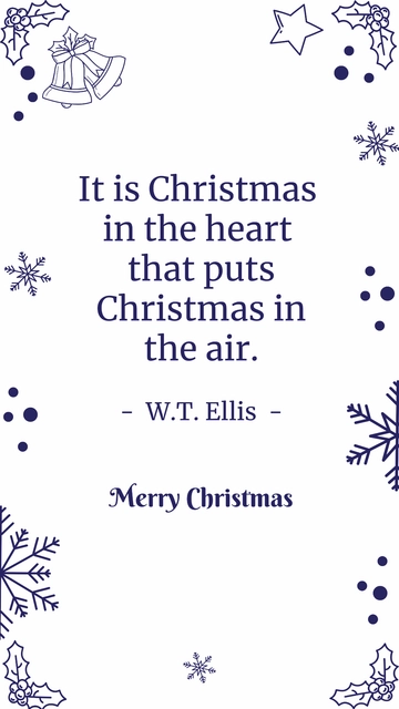 Free Simple Christmas Quote Template to Edit Online