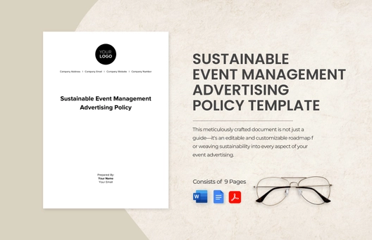 Sustainable Event Management Advertising Policy Template
