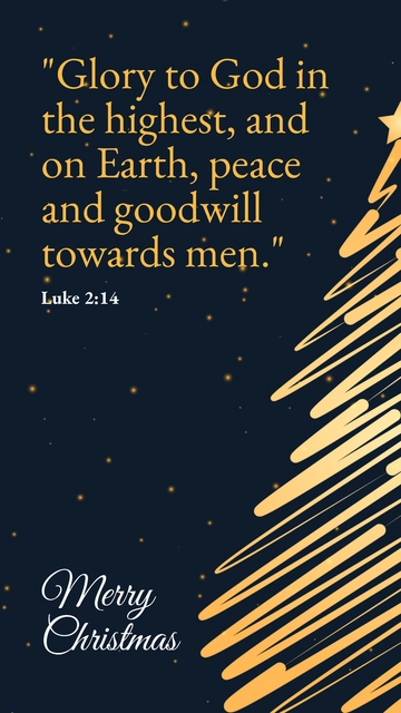 Free Christian Christmas Eve Quote Template to Edit Online