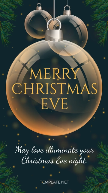 Free Christmas Eve Message to Friends Template to Edit Online