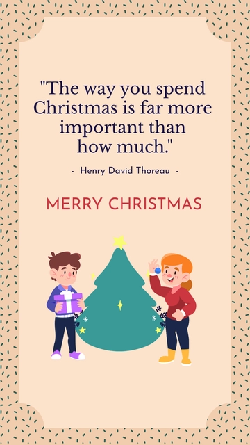 Free Christmas Quote For Students Template to Edit Online