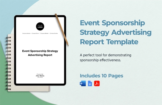 Event Sponsorship Strategy Advertising Report Template