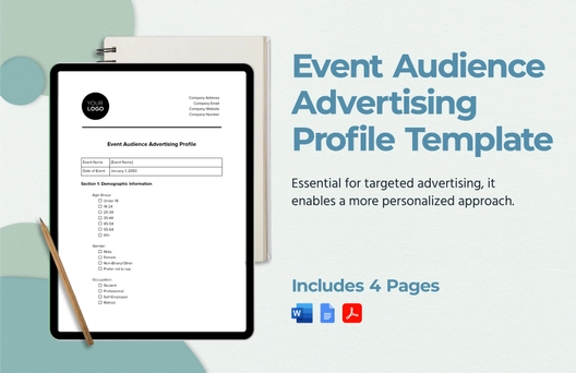 Event Audience Advertising Profile Template
