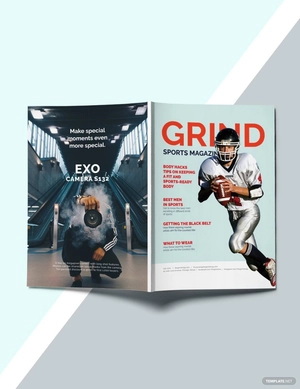 Basic Sports Magazine Template