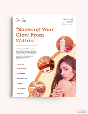 Spa Skin Rejuvenation Flyer Template