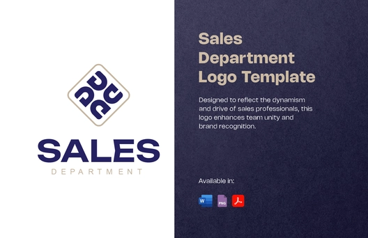 Sales Department Logo Template