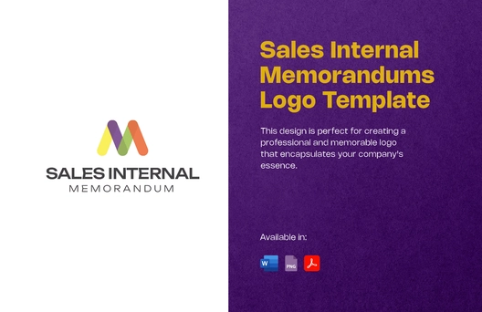 Sales Internal Memorandums Logo Template