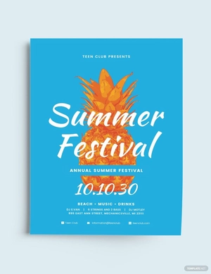 Summer Fest Flyer Template
