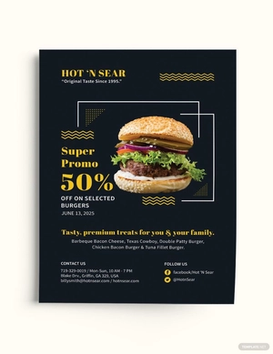 Super Burger Flyer Template