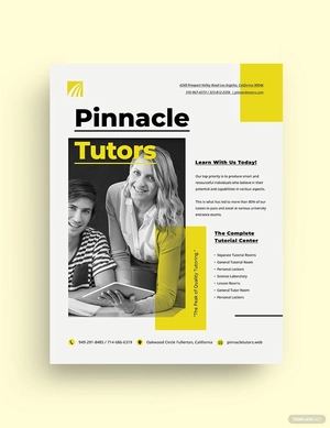 Tutoring School Flyer Template