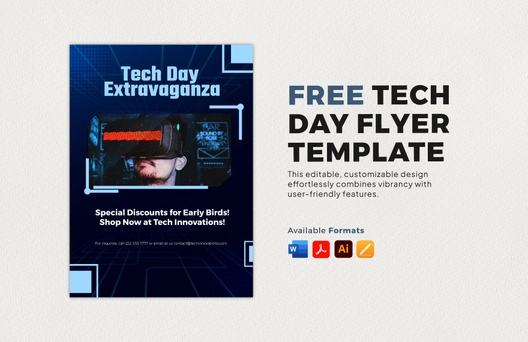 Tech Day Flyer Template