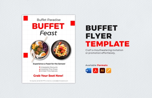 Buffet  Flyer Template