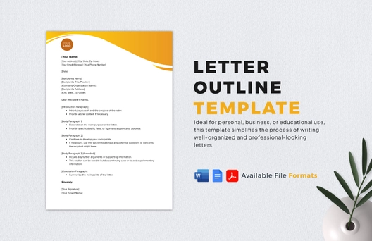 Letter Outline Template