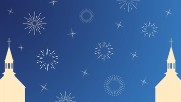 Free New Year Church Background Template to Edit Online