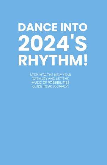 Free Creative New Year Poster Template to Edit Online