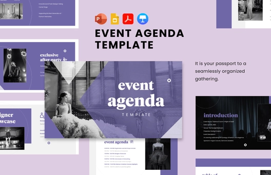 Event Agenda Template