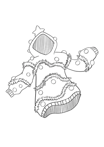 Free Christmas Ugly Sweater Drawing Template to Edit Online