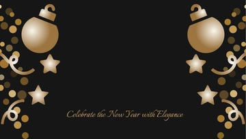 Free Elegant New Year Background Template to Edit Online