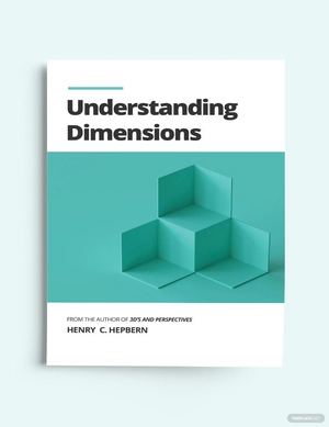 3D Book Cover Template