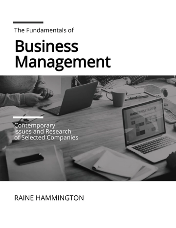 Free Business Management Book Cover Template to Edit Online