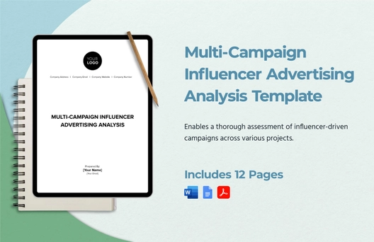 Multi-Campaign Influencer Advertising Analysis Template