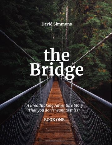 Free Fiction Book Cover Template to Edit Online